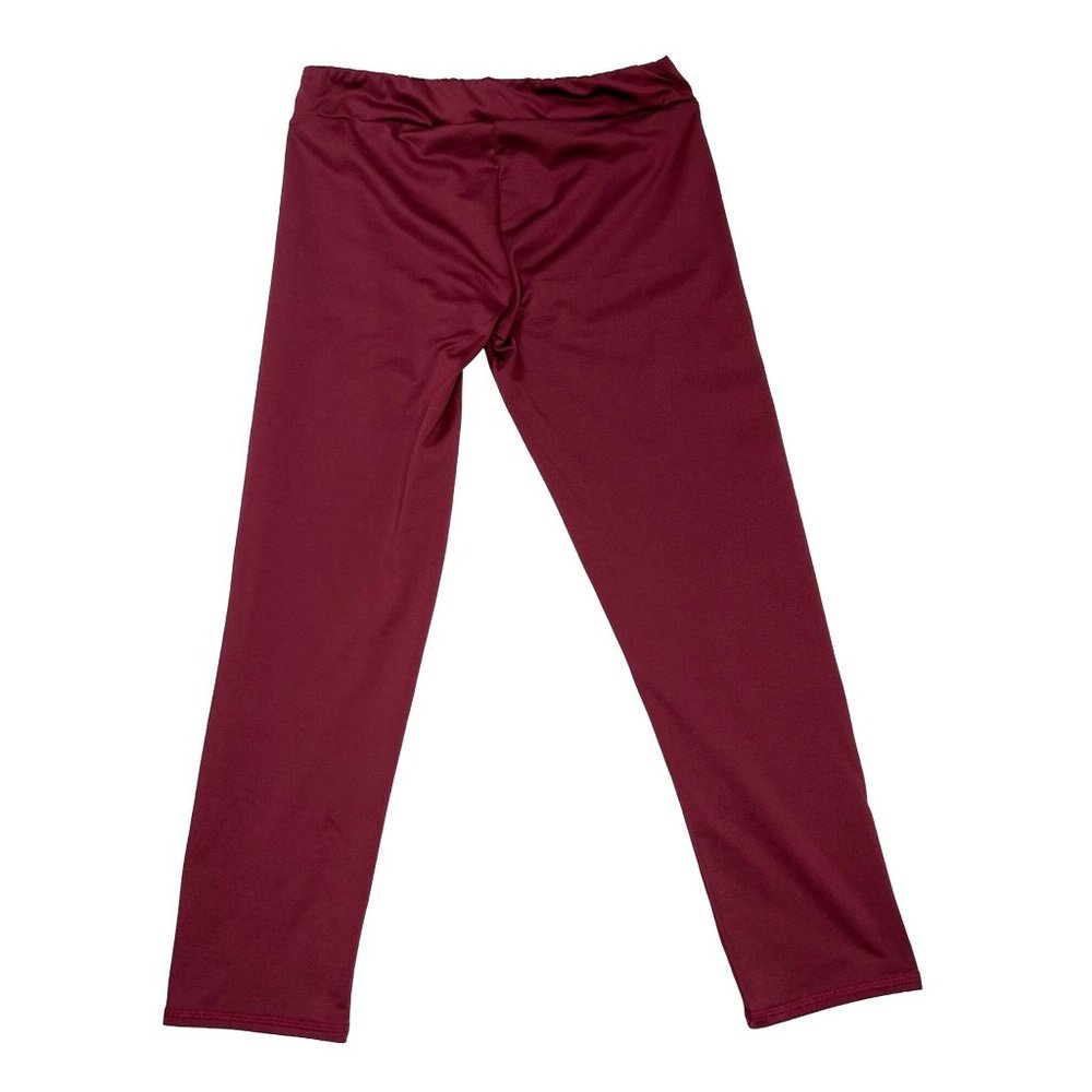 Lucky Brand Burgundy Leggings Size XL - Picture 5 of 12